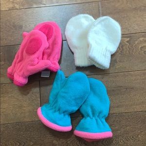 Bundle! Girls mittens